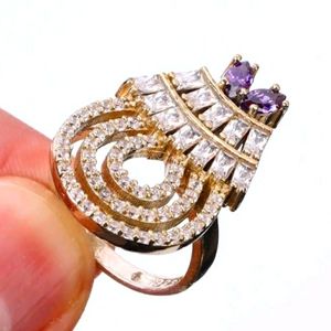 TURKISH TOPAZ, SILVER, & BRONZE RING